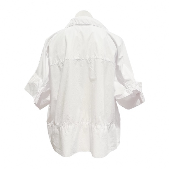 Banana Republic Laurel French-Cuff Shirt Women’s Size XL Classic White - Picture 6 of 10